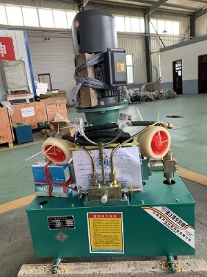 非标定制2D-SY63/63带刹车电机试压泵已发货