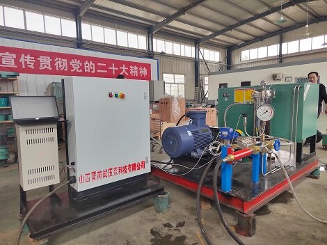 搭载电脑记录仪控制系统,让试压泵智能化