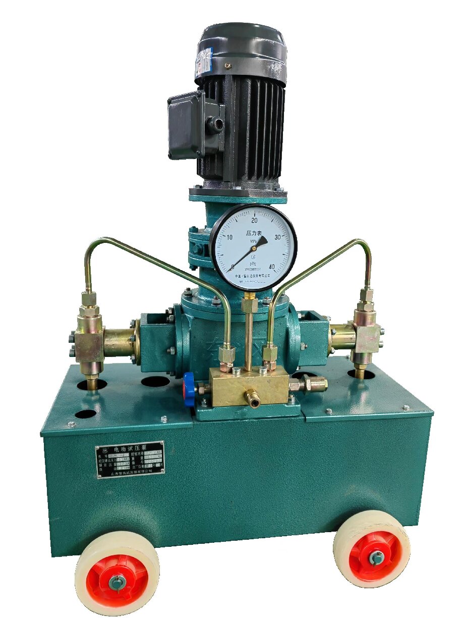 用户定制带电磁阀口电动试压泵已发往辽宁